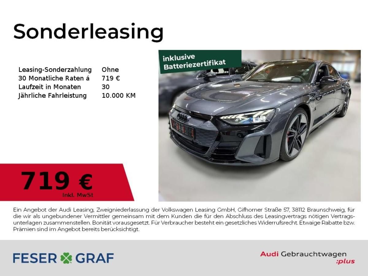 Audi RS e-tron GT HUD Matrix Keyless 360° ACC Memory Leasing