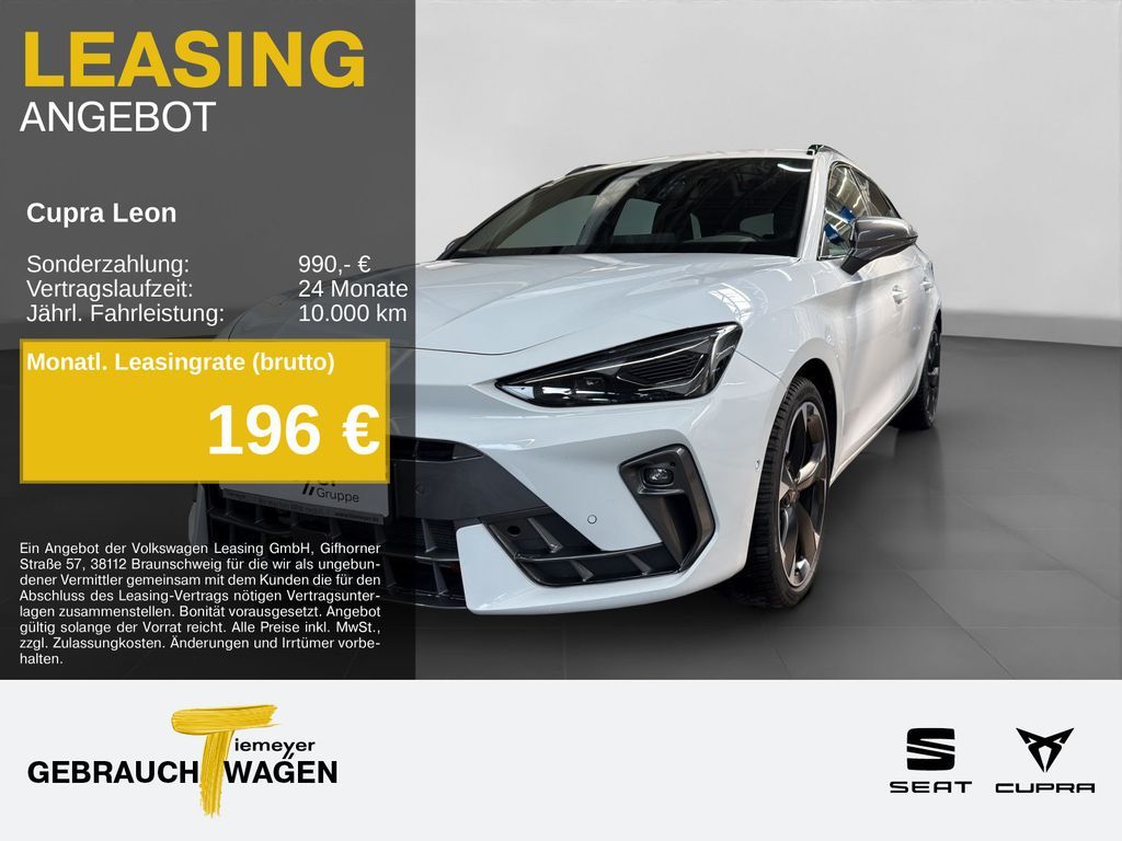 Cupra Leon Sportstourer 1.5 eTSI SIDE-ASSIST KAMERA NA Leasing