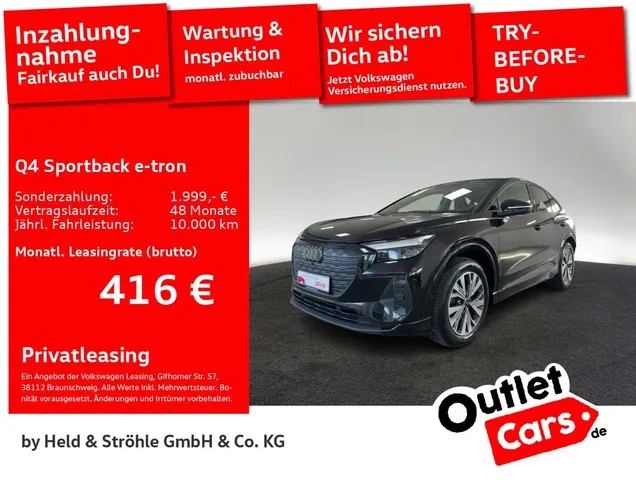 Audi Q4 Sportback e-tron 35 BLACK KAM LED NAVI+ SHZ