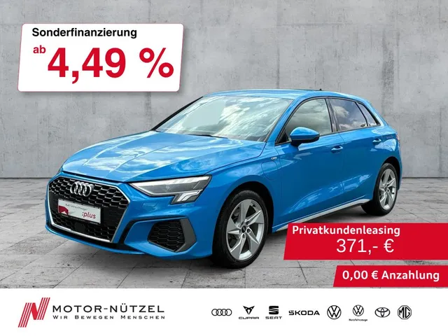 Audi A3 Sportback 40 TFSI e 2x S-LINE LED+NAV+PDC+GRA