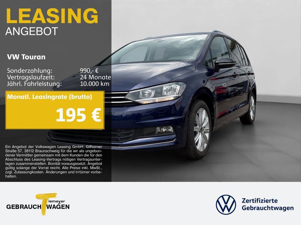Volkswagen Touran 1.5 TSI DSG GOAL 7SITZE STHZG LM17 eKLAPP Leasing