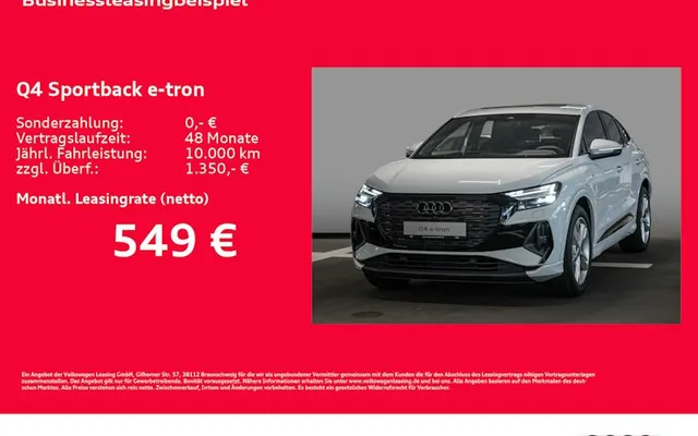 Audi Q4-sportback-e-tron 45 E-tron 5dr