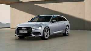 Audi A6 Avant Advanced 45 TFSI, Pano, AHK, Optikpaket Schwarz, Matrix-LED, Head-Up, Leder, 8-Fach bereift Leasing