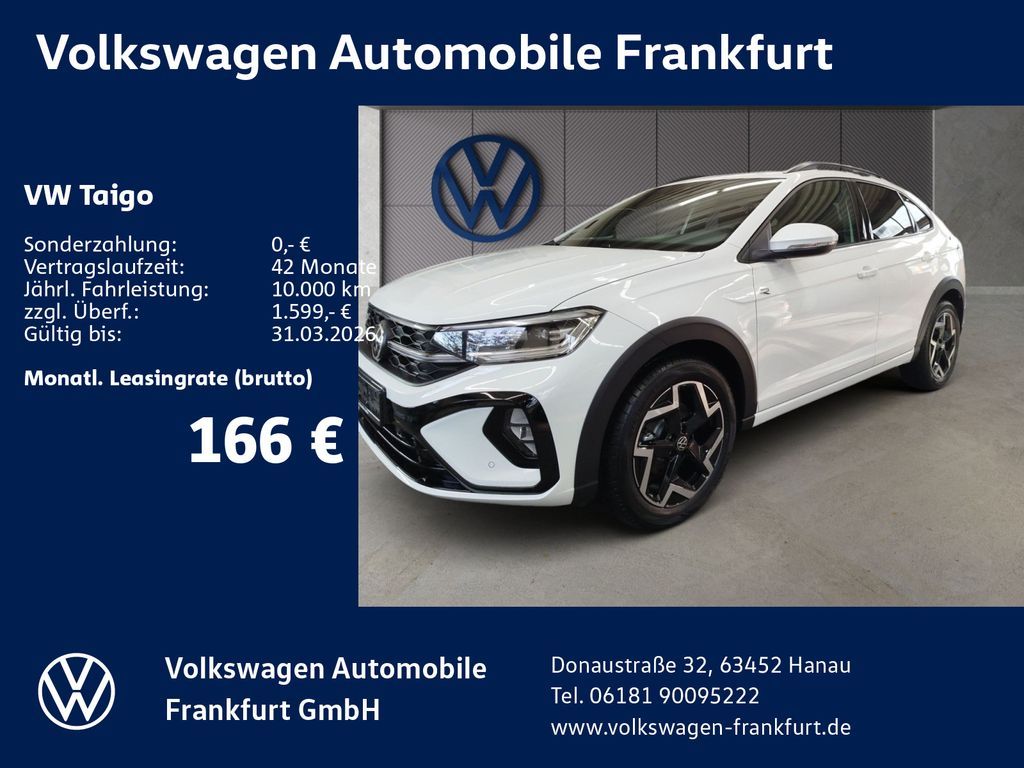 Volkswagen Taigo R-Line 1,0 l TSI OPF 85 kW (116 PS ) 6-Gan Leasing