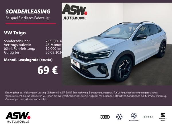 Volkswagen Taigo R-Line 1.0 TSI 7-Gang-DSG💥‼️sofort verfügbar‼️💥 Leasing