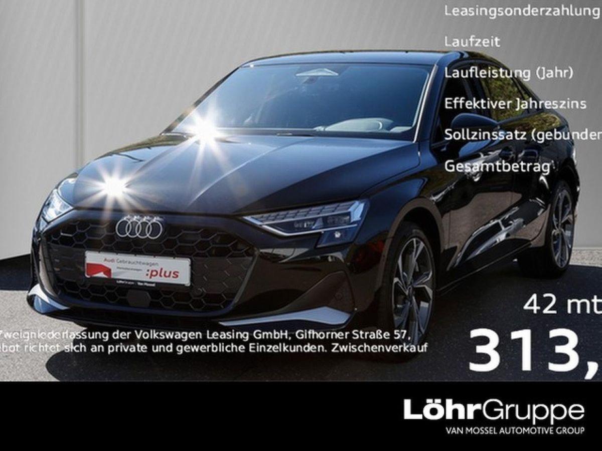 Audi A3 Limousine TFSI advanced s-tronic ACC AHK GWP Leasing
