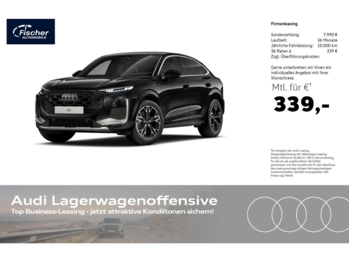 Audi Q3 Sportback e-hybrid S line Leasing