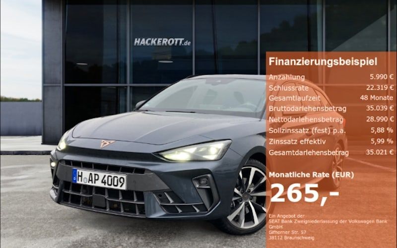 Cupra Cupra-leon-st 1.5 ETSI 110kW DSG Sportstourer 5dr Auto kaufen