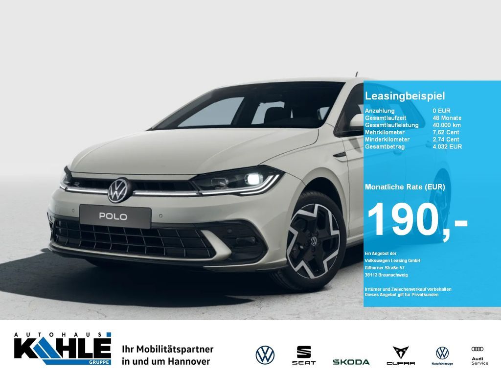 Volkswagen Polo 1.0 TSI R-Line 5-Gang IQ.LIGHT Klima RFK Leasing