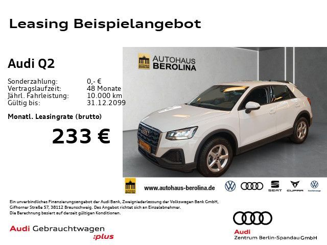 Audi Q2 30 TFSI *R-KAM*Komfortklima*PDC+* Leasing