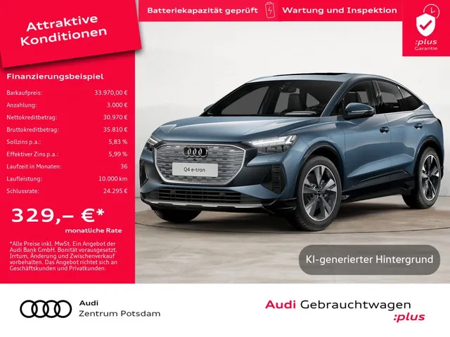 Audi Q4 Sportback e-tron S line 50 quattro MATRIX
