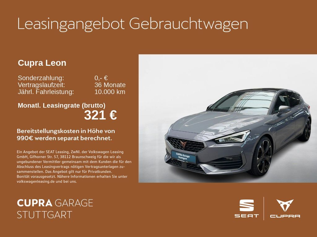Cupra Leon 1.4 e-HYBRID 180kW Leasing