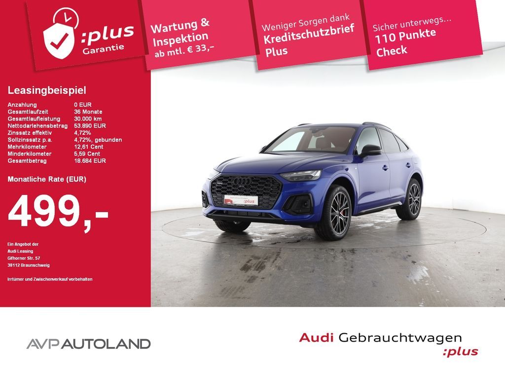 Audi Q5 Sportback TFSI e quattro S tronic S line AHK Leasing