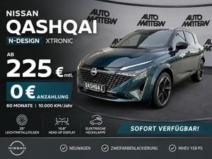 Nissan Qashqai NISSAN Qashqai N-DESIGN Xtronic | 20" | HUD | el. Heckklappe | 0 € Anzahlung | 225 € mtl.