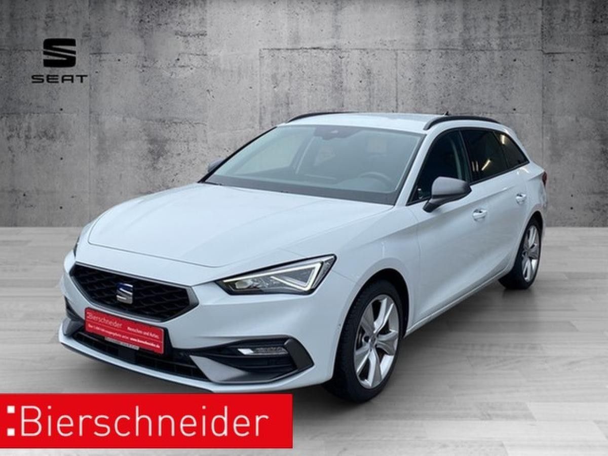 Seat Leon Sp. 1.5 eTSI DSG FR 🔥1000 € Anzahlung🔥AHK-Vorb. LED Navi FaPa XL Kamera Kessy WP Leasing