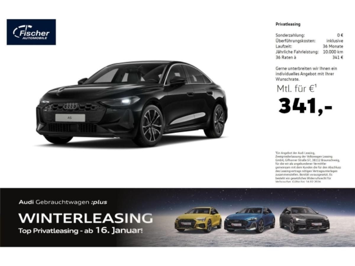 Audi A5 Limousine TFSI quattro AHK-Vorb/RFK/18'' Leasing
