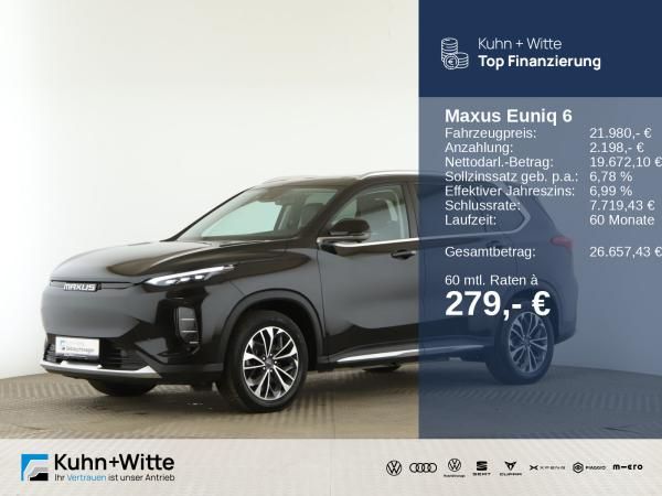 MAXUS Euniq 6 EUNIQ 6 SUV 70kwh Pano+AHK+LED+RFK+SHZ Leasing
