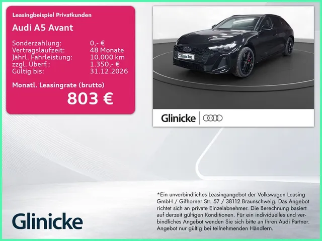 Audi A5 Avant e-hybrid qu. S line AHK LED LM 19" Navi