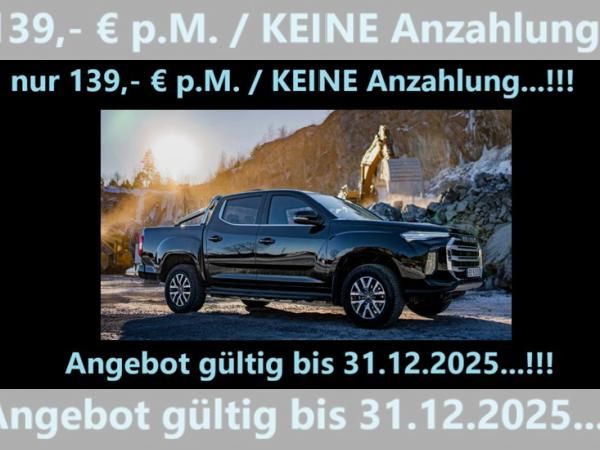 MAXUS T90 EV Pickup 89kwh / NUR NOOCH BIS 31.12.2025 Leasing