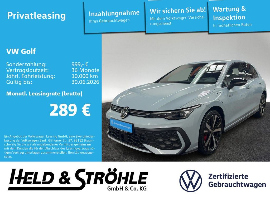 Volkswagen Golf GTE Black Style DCC KAM HuD IDA LED+ NAVI Leasing