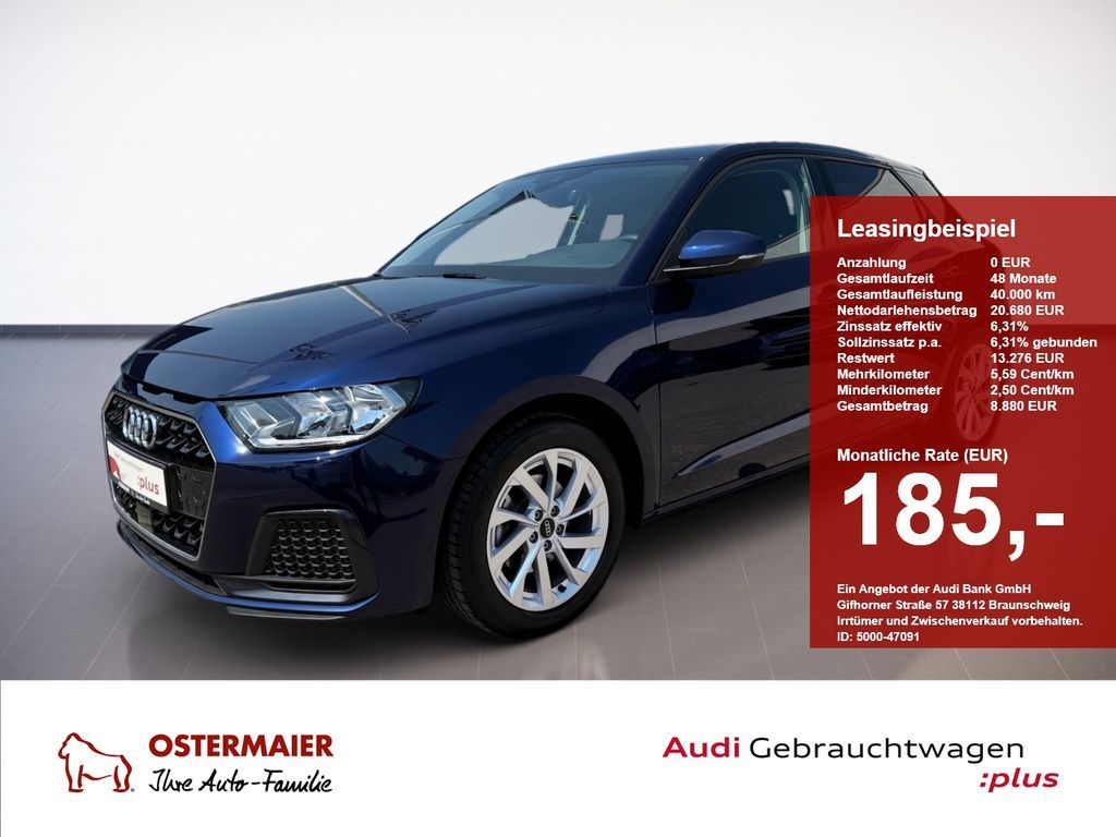 Audi A1 Sportback ADVANCED 30 TFSI 116PS SITZHZG.PDC. Leasing