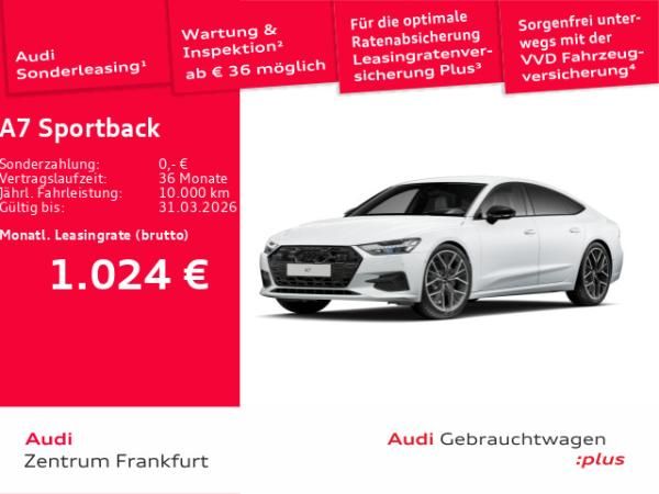 Audi A7 Sportback 50 TDI quattro tiptronic LED DAB Sitzheizung Leasing