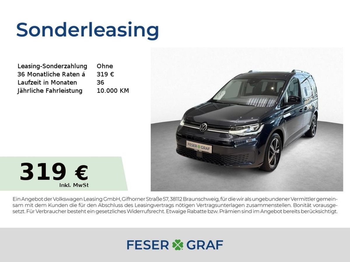 Volkswagen Caddy GOAL 1.5 eHybrid NAVI LED Leasing
