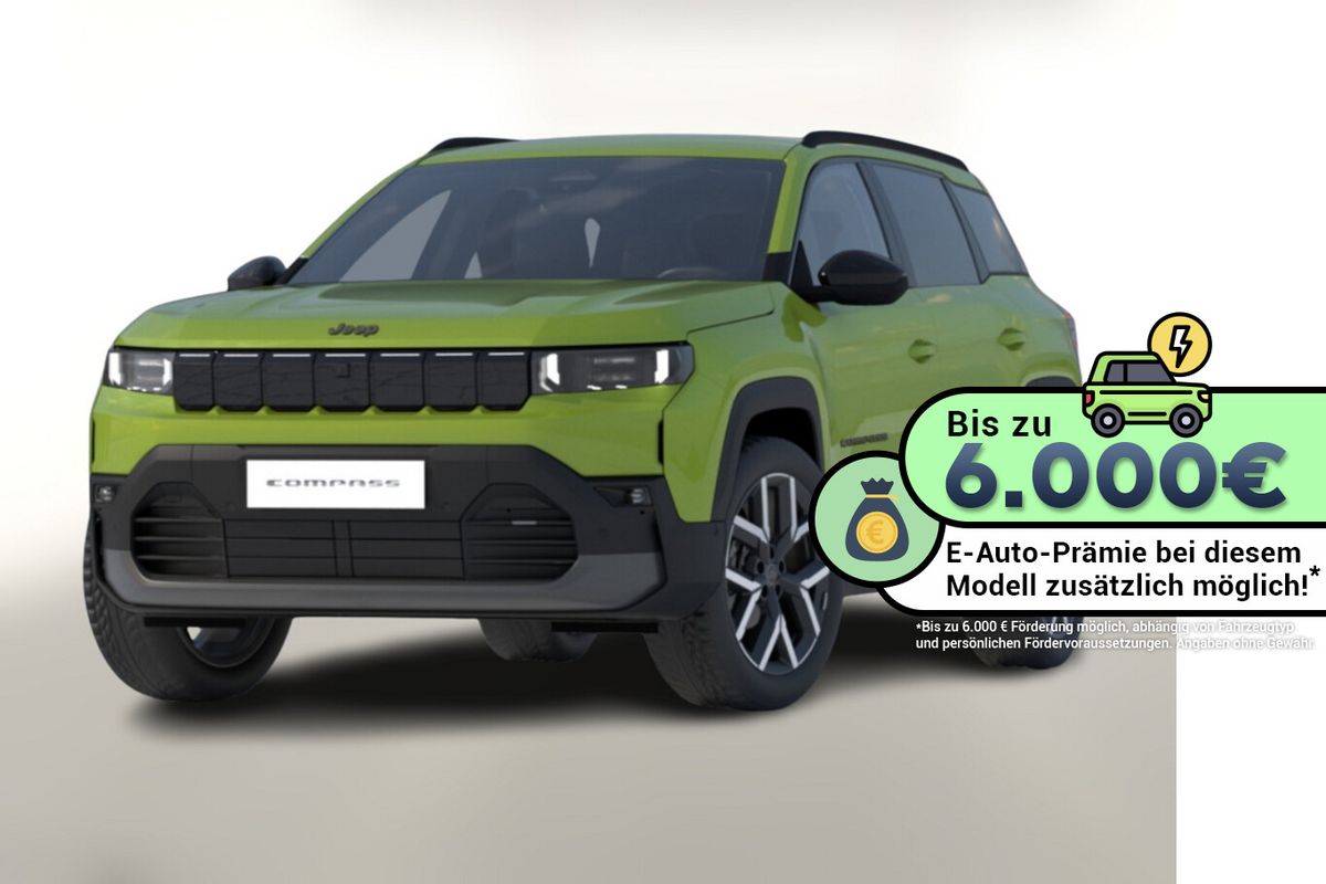 Jeep Compass 74kWh First Edition Nav Matrix eHk 360°K Leasing privat Leasing