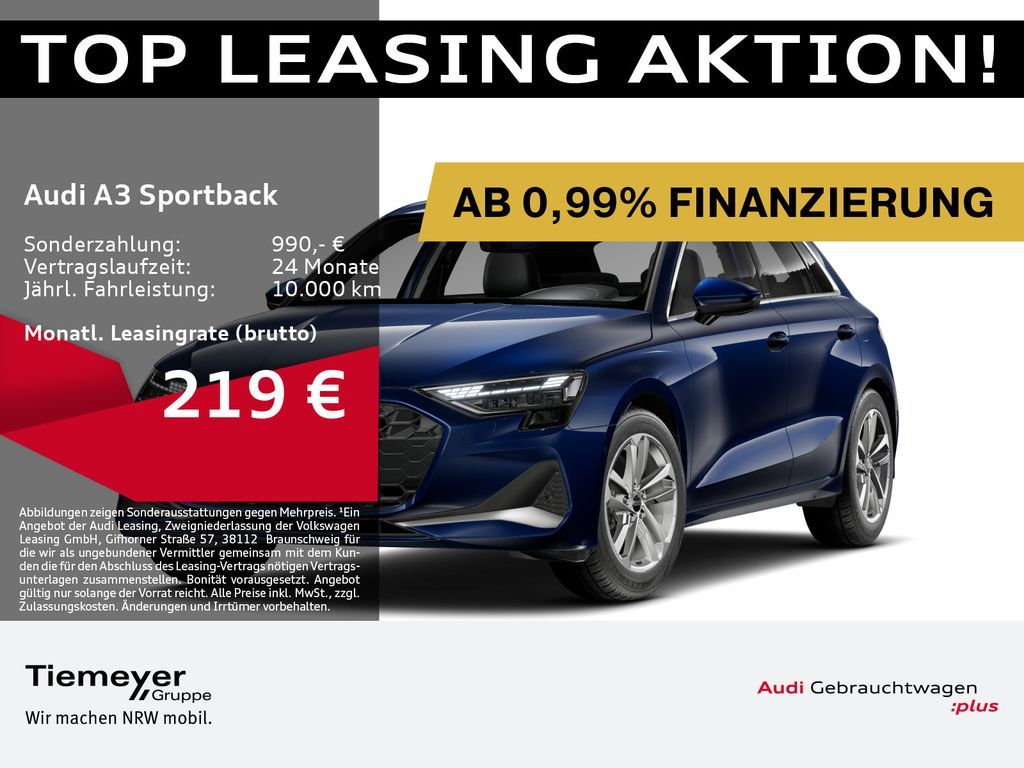 Audi A3 Sportback 35 TDI ADVANCED LED NAVI KAMERA ASS Leasing