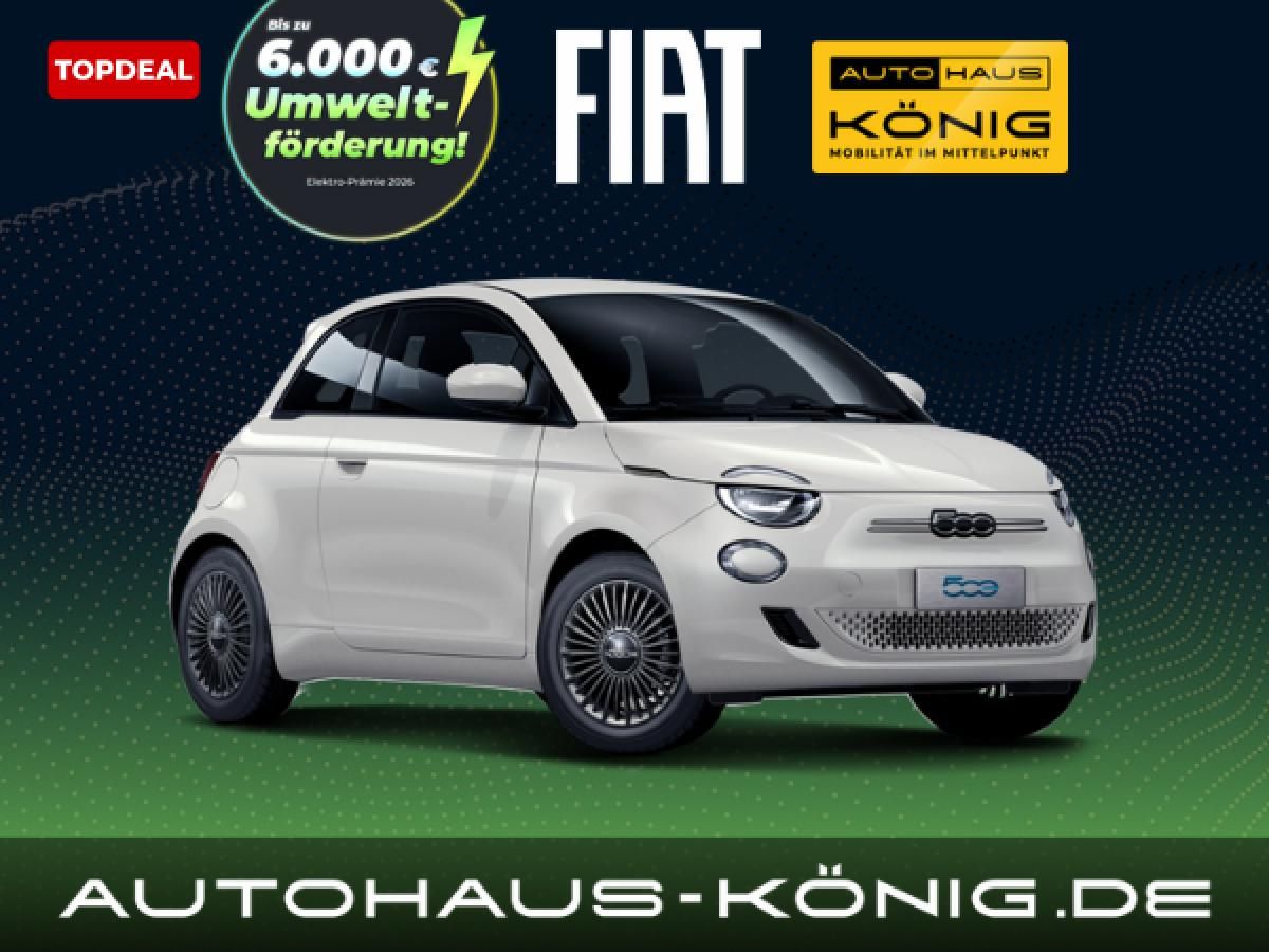 Fiat 500e Icon ***Mit Komfortpaket❗️*** | 5.000 € Elektro-Prämie als Anzahlung (finanzierbar) Leasing
