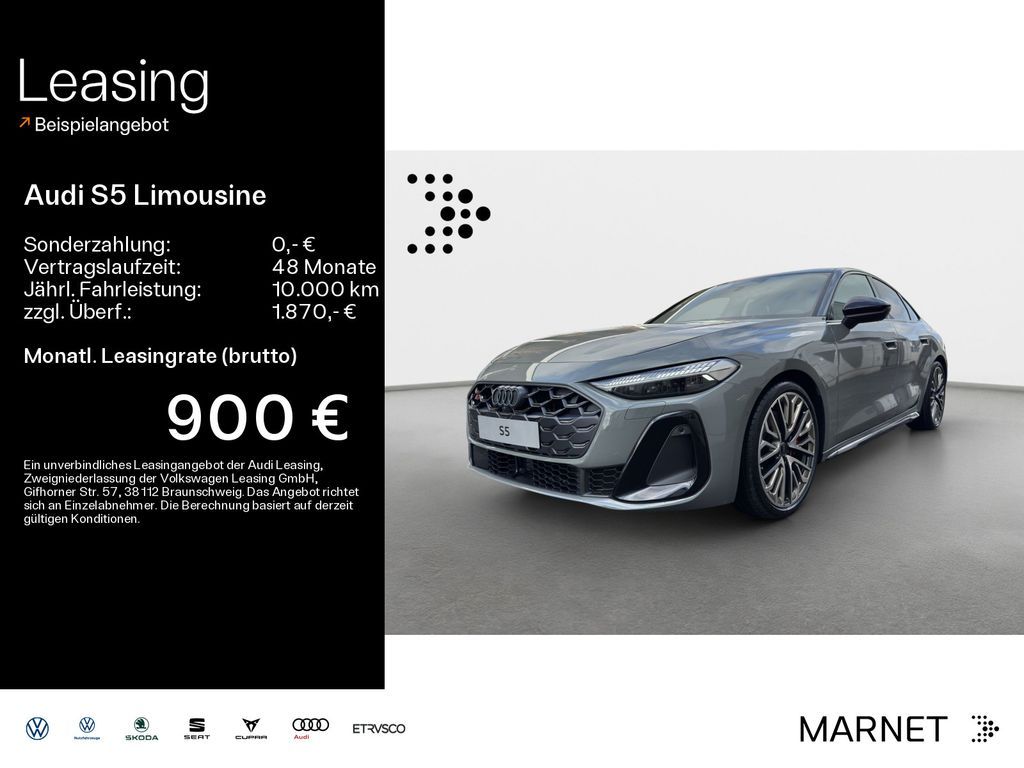 Audi S5 Limousine TFSI 270 kW S tronic*B&OSoundsystem Leasing