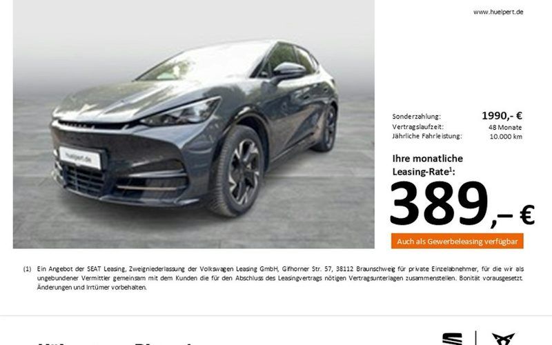 Cupra Tavascan Endurance 210 KW / (286 PS) / 77 KWh 5dr Auto kaufen