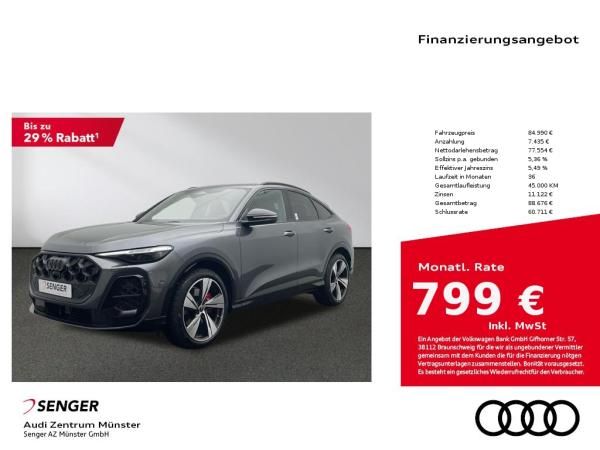 Audi SQ5 Sportback TFSI S line 360° Kamera Massagesi. Leasing