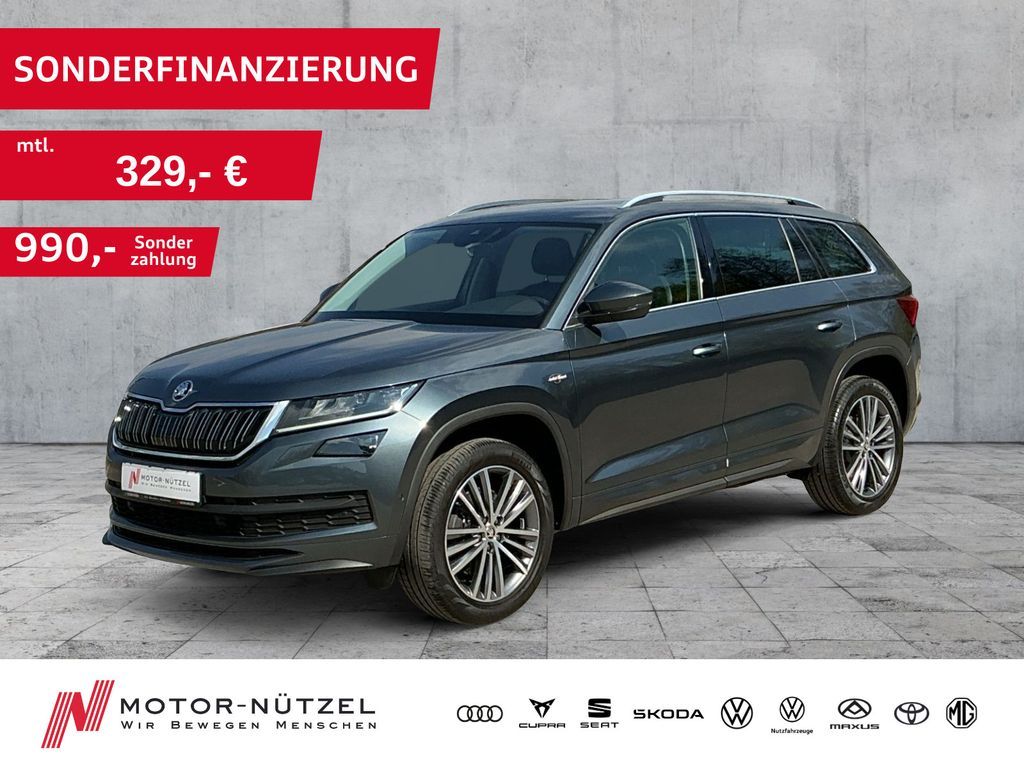 Skoda Kodiaq 2.0 TDI DSG 4x4 L&K LED+NAVI+SHZ+AHK+360° Leasing