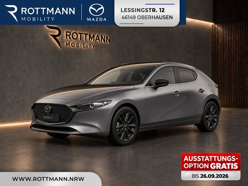 Mazda 3 2027 186ps Aut. HOMURA NAVI ACC KeyLess HUD Qi Leasing