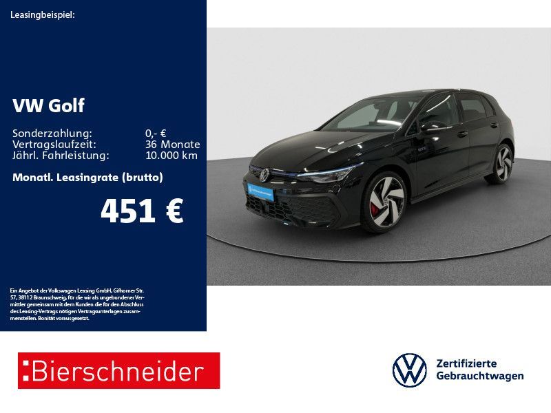 Volkswagen Golf 8 1.5 TSI DSG GTE AHK PANO HuD DCC 18 Leasing