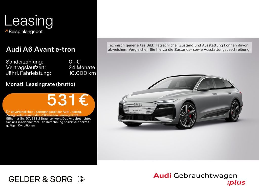 Audi A6 Avant e-tron performance AHK*B&O*Pano*HuD*Luf Leasing