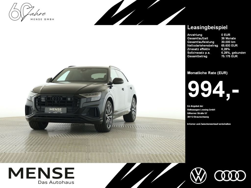 Audi Q8 60 TFSIe quattro tiptronic Matrix B&O Luft 4x Leasing