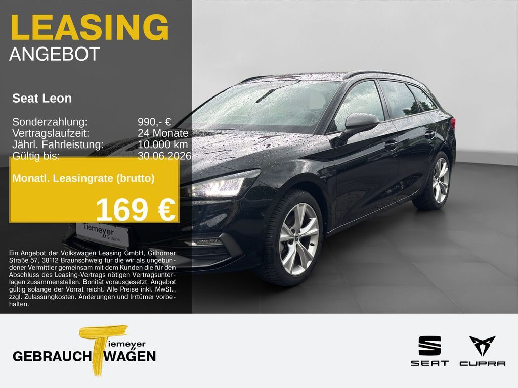 Seat Leon Sportstourer 1.5 eTSI DSG FR SIDE-ASSIST NA Leasing