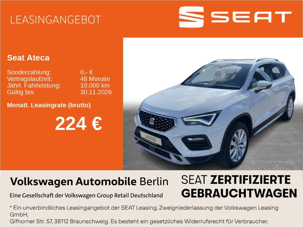 Seat Ateca 1.5 TSI DSG Xperience Navi LED SHZ PDC Leasing