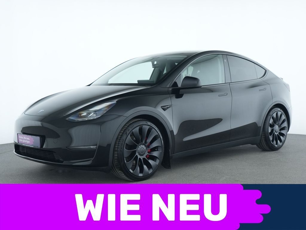 Tesla Model Y Performance Allradantrieb|Karbonspoiler Leasing