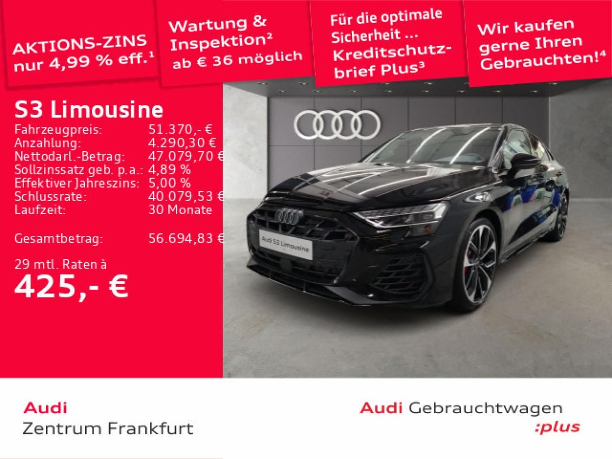 Audi S3 Limousine TFSI quattro S tronic Leasing