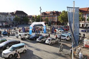 DRIVE-E-Akademie 2019 / Zieleinfahrt und Preisverleihung WAVE Germany 2019 am Schlossplatz in Erlangen Foto: Kurt Fuchs/ Fraunhofer IISB