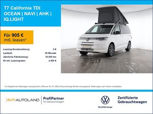 Volkswagen T7 California TDI OCEAN | NAVI | AHK | IQ.LIGHT