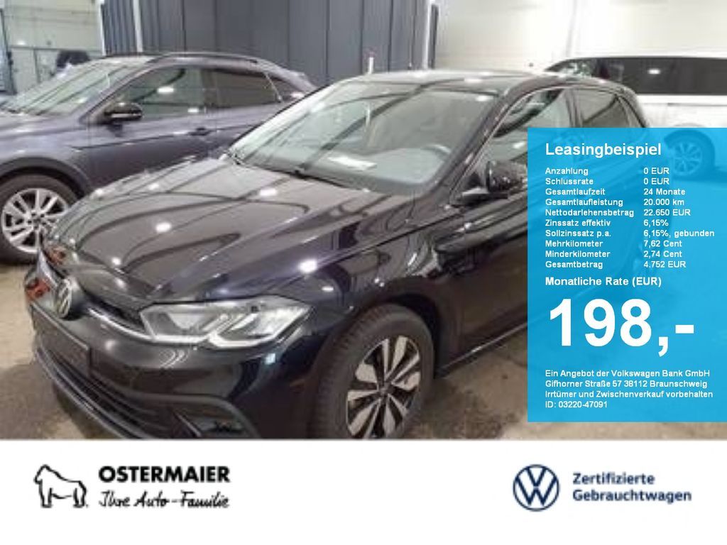 Volkswagen Polo GOAL 1.0TSI 116PS DSG ACC.AHK.KAMERA.NAVI+V Leasing