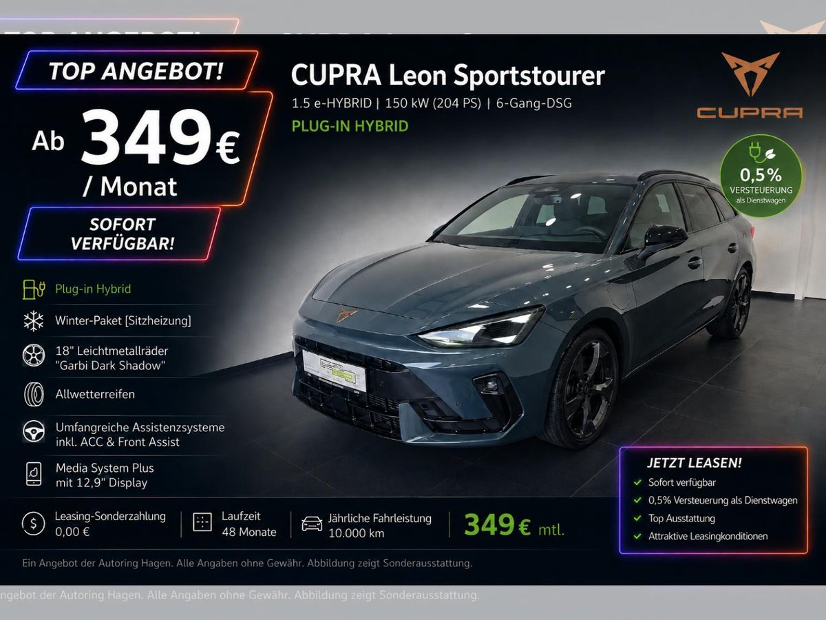 Cupra Leon E-HYBRID DSG ST Kombi Plug-In 0,5% Versteuerung Leasing