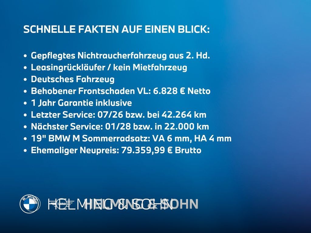 BMW 530d Limousine M-Sport HiFi ACC Lenkradhzg. GSD Leasing