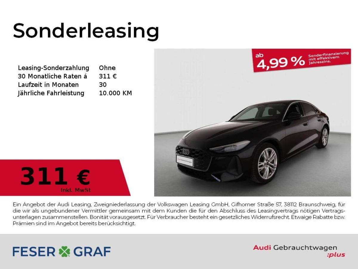 Audi A5 Lim. TDI S tronic Navi/Kamera/ACC/Leder/Alu18 Leasing