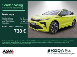 Skoda Enyaq RS MATRIX Navi 360° ACC PANO HUD Wäpu AHK