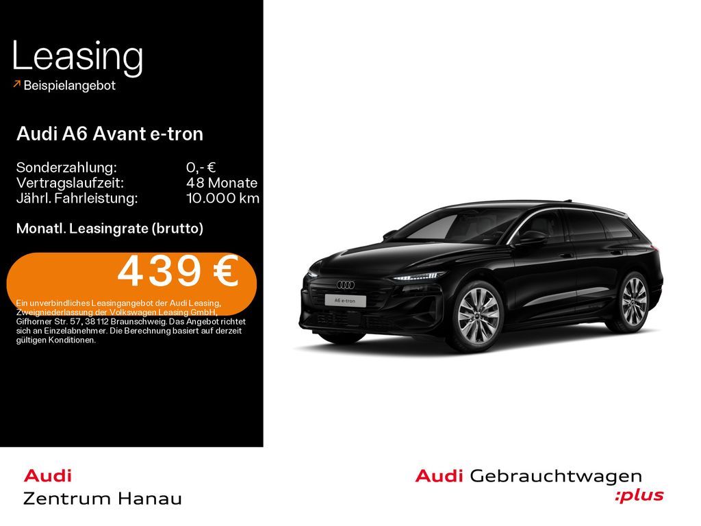 Audi A6 Avant e-tron advanced *0,25%*MATRIX*AHK*PDC*S Leasing